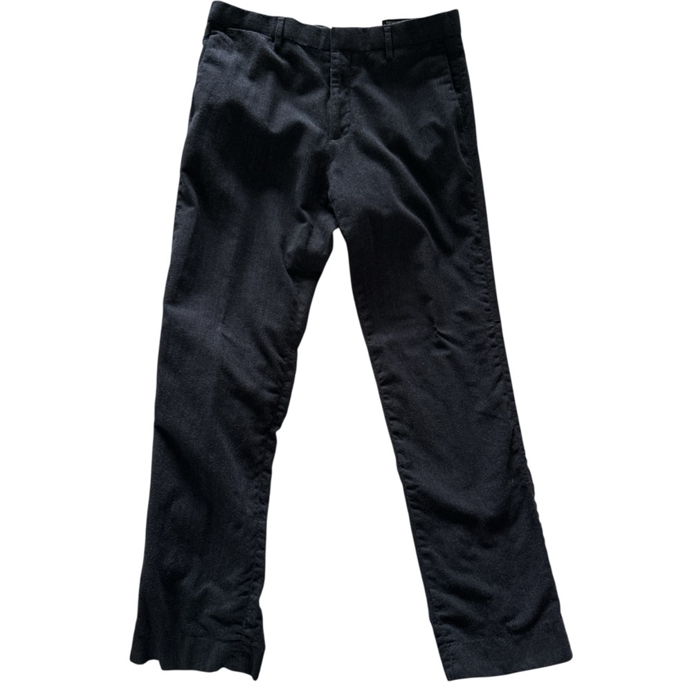 Banana Republic Tailored Slim Fit Charcoal wool trousers 33/34 GUC 0062